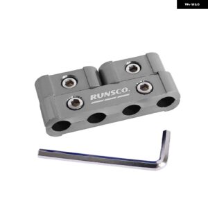 スパークプラグ 電線クランプ 8MM /9MM /10MM セパレーターライン点火 ケーブル クリップ自動装飾アクセサリー 3ピース - GRAY
