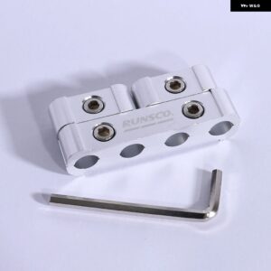 スパークプラグ 電線クランプ 8MM /9MM /10MM セパレーターライン点火 ケーブル クリップ自動装飾アクセサリー 3ピース - Silver