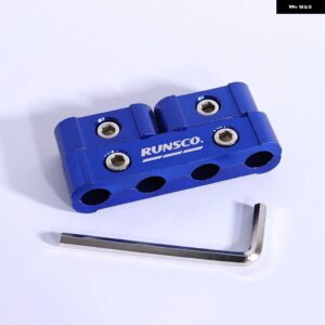 スパークプラグ 電線クランプ 8MM /9MM /10MM セパレーターライン点火 ケーブル クリップ自動装飾アクセサリー 3ピース - Blue