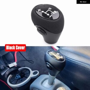 スマートシティクーペ 450 フォーツー カブリオクーペ 451 450 レザー オートマチック ギア シフト ノブ レバー シフター - Black Cover