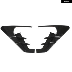 サイドカメラ ターンカバー 防水 サイドカメラ インジケーター カバー 安定したパフォーマンスのスポーティカー - Gloss Black