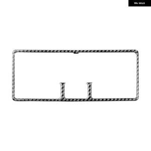 VW ゴルフ 4 ジェッタ ボラ MK4 R32 GTI 1999-2004 ダッシュボード パネル エアコン アウトレット ベントカバー カーボン トリム アクセサリー - Center trim