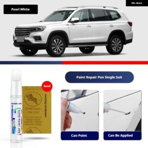 ROEWE RX8 ペイントペン用品 アクセサリー ペイントスクラッチ修復 スクラッチリムーバーペイントリペアセット - Pearl White