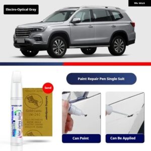 ROEWE RX8 ペイントペン用品 アクセサリー ペイントスクラッチ修復 スクラッチリムーバーペイントリペアセット - Electro-Optical Gray