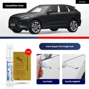 FORJAGUAR F-PACE ペイントペン用品 アクセサリー ペイントスクラッチ修復 スクラッチリムーバーペイントリペアセット - Carpathian Grey