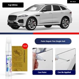 FORJAGUAR F-PACE ペイントペン用品 アクセサリー ペイントスクラッチ修復 スクラッチリムーバーペイントリペアセット - Fuji White