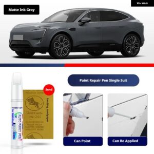 AVATR 11 ペイントペン用品 アクセサリー ペイントスクラッチ修復 スクラッチリムーバーペイントリペアセット - Matte Ink Gray