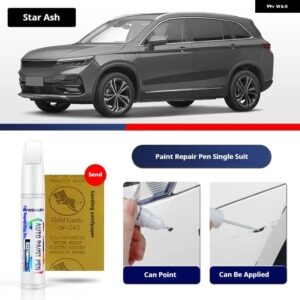 SKYWELL EV6 ペイントペン用品 アクセサリー ペイントスクラッチ修復 スクラッチリムーバーペイントリペアセット - Star Ash