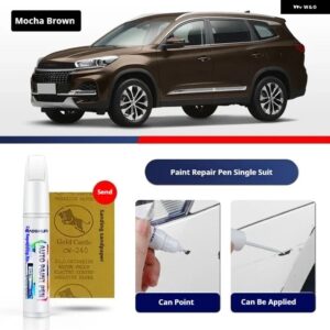 CHERY TIGGO 8 ペイントペン用品 アクセサリー ペイントスクラッチ修復 スクラッチリムーバーペイントリペアセット - Mocha Brown