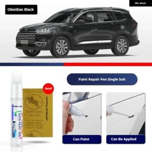 CHERY TIGGO 8 ペイントペン用品 アクセサリー ペイントスクラッチ修復 スクラッチリムーバーペイントリペアセット - Obsidian Black