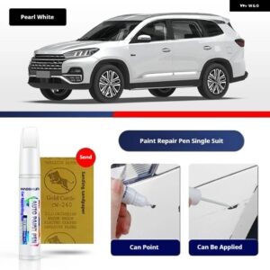 CHERY TIGGO 8 ペイントペン用品 アクセサリー ペイントスクラッチ修復 スクラッチリムーバーペイントリペアセット - Pearl White