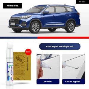 CHERY TIGGO 8 ペイントペン用品 アクセサリー ペイントスクラッチ修復 スクラッチリムーバーペイントリペアセット - Rhine Blue