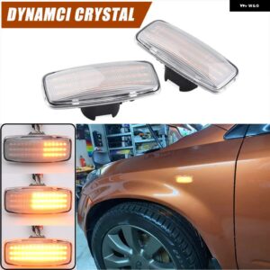シルフィ ブルーバード サニー ティアナ J31 ムラーノ サイド マーカー ライト シーケンシャル ランプ ダイナミック ウインカー LED カー アクセサリー - Crystal