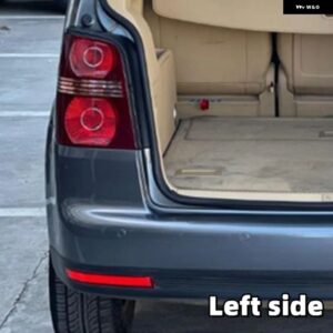 リア バンパー ランプ VW トゥーラン 2008 2009 2010 リア バンパー ライトカバー テールブレーキランプ レッドシェル - Left