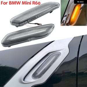 MINI R60 COUNTRYMAN 2010 - 2017 MINI R61 PACEMAN 12-17 ダイナミック LED サイド マーカー インジケーター ランプ ターン シグナル フェンダー ライト - Dynamic Crystal Type