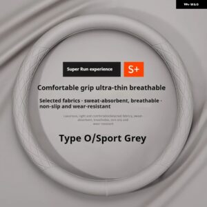 アンチスリップ 自動装飾 PU レザー ステアリングホイール カバー フィアットグランデプント TIPO STILO UNO アストラブラボーパンダ FREEMO - circular type5