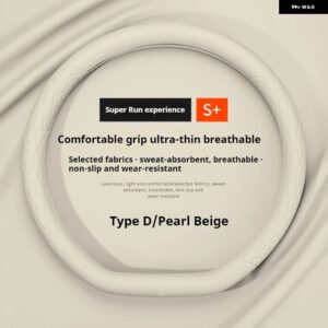 アンチスリップ 自動装飾 PU レザー ステアリングホイール カバー フィアットグランデプント TIPO STILO UNO アストラブラボーパンダ FREEMO - D type9