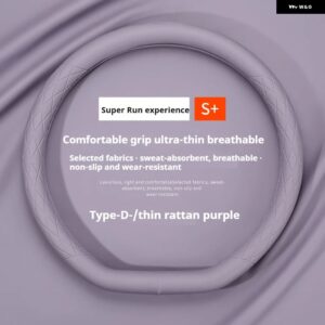 アンチスリップ 自動装飾 PU レザー ステアリングホイール カバー フィアットグランデプント TIPO STILO UNO アストラブラボーパンダ FREEMO - D type11