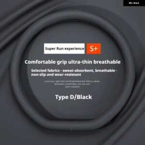 アンチスリップ 自動装飾 PU レザー ステアリングホイール カバー フィアットグランデプント TIPO STILO UNO アストラブラボーパンダ FREEMO - D type12