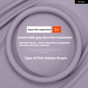 アンチスリップ 自動装飾 PU レザー ステアリングホイール カバー フィアットグランデプント TIPO STILO UNO アストラブラボーパンダ FREEMO - circular type2