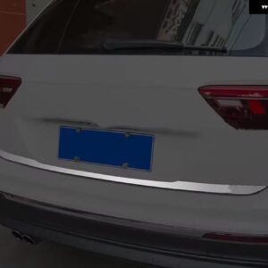 VW ティグアン 2018-2021-2022 リアテール トランクドア トリム 外装 モールディング ステンレス アクセサリー自動テールゲート - b