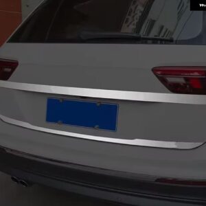 VW ティグアン 2018-2021-2022 リアテール トランクドア トリム 外装 モールディング ステンレス アクセサリー自動テールゲート - c