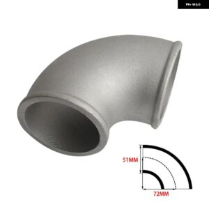 2.0インチ 51MM 2.5インチ 63MM 3.0インチ 76MM 鋳造エルボ パイプ 90 度インタークーラーターボタイトベンドアルミ - 2.0 Inch (51mm)