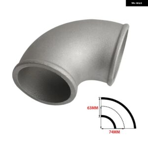 2.0インチ 51MM 2.5インチ 63MM 3.0インチ 76MM 鋳造エルボ パイプ 90 度インタークーラーターボタイトベンドアルミ - 2.5 Inch(63mm)