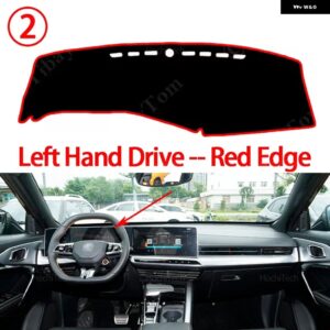 ダッシュボード カバー パッド MG ONE 2022 2023 2024 カーアクセサリー ダッシュボード サンシェード ANTO-UV カーペット - Left Hand Red Edge