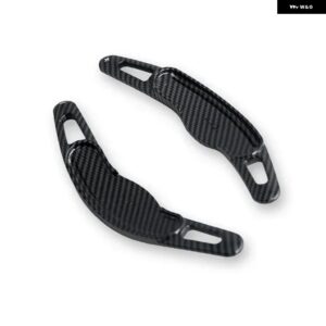 ステアリングホイール シフト パドルミニ MK3 F54 F55 F56 F57 F60 クラブマンクーパー S ONE JCW DSG パドルエクステンション - Carbon Fiber Black