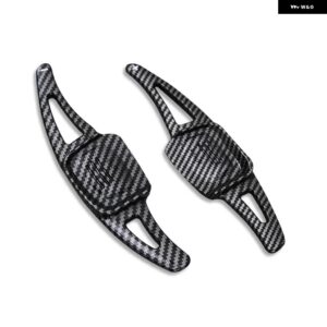 VW ゴルフ 8 MK8 R GTI R ライン ABS ステアリングホイール シフト パドル 延長 ティグアン パサート アトラス CC アクセサリー - Carbon-Black