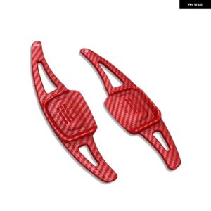 VW ゴルフ 8 MK8 R GTI R ライン ABS ステアリングホイール シフト パドル 延長 ティグアン パサート アトラス CC アクセサリー - Carbon Red