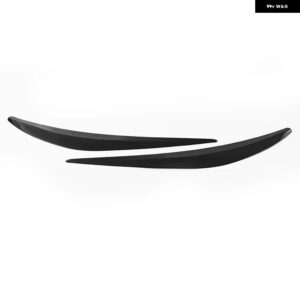 ヘッドライト ヘッドランプ アイブロウ ステッカー ストリップ トリム カバー インフィニティ Q50 2014-20-2022 1ペア - Gloss Black