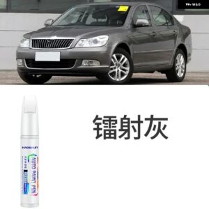シュコダ オクタビア ペイント タッチアップ ペン キット ペイント スクラッチリペア スクラッチ リムーバー ペイントリペアセット 自動車アクセサリー - Laser gray