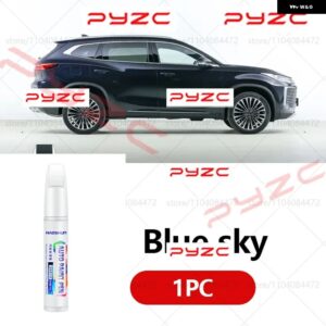 ペイントタッチアップペンキット - スクラッチ修復車スクラッチリムーバー ブラシ付き DIY オートアクセサリー CHERY EXEED TXL 2019-2025 T2X - Blue sky