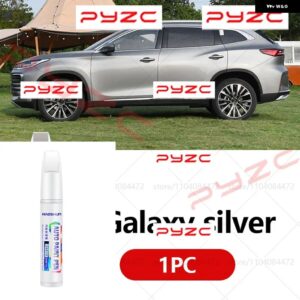 ペイントタッチアップペンキット - スクラッチ修復車スクラッチリムーバー ブラシ付き DIY オートアクセサリー CHERY EXEED TXL 2019-2025 T2X - Galaxy silver