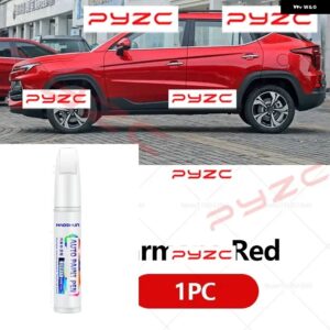 JAC JS4 2020-2025 JS4 ペイントタッチアップペンキット - スクラッチ修復車スクラッチリムーバー ブラシ付き DIY オートアクセサリー - Carmana Red