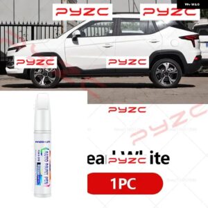 JAC JS4 2020-2025 JS4 ペイントタッチアップペンキット - スクラッチ修復車スクラッチリムーバー ブラシ付き DIY オートアクセサリー - Pearl White