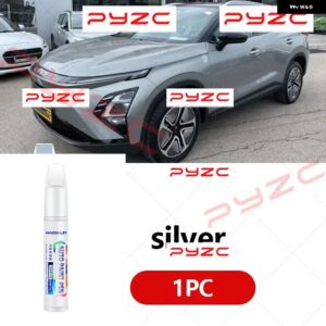 CHERY FX EV 2022-2025 T1X ペイントタッチアップペンキット - スクラッチ修復車スクラッチリムーバー ブラシ付き DIY オートアクセサリー - Silver