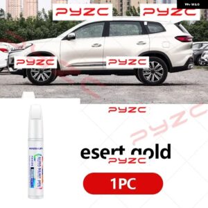 CHIREY CHERY TIGGO 8 8 PRO 2018-2025 ペイントタッチアップペンキット - スクラッチ修復車スクラッチリムーバー ブラシ DIY アクセサリー付き - Desert Gold