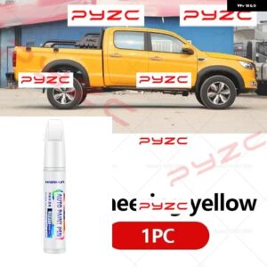 JAC FRISON T6 2018-2025 T6 ペイントタッチアップペンキット - スクラッチ修復車スクラッチリムーバー ブラシ付き DIY オートアクセサリー - Engineering yellow