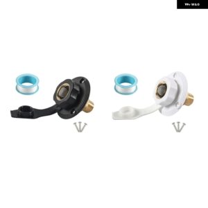 RV 水インレット接続市水注インレットフランジ真鍮チェック バルブ 付き RV 水ホースコネクタ - White