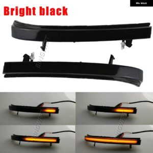 ダイナミック LED ウインカー ウインカー FR サイドミラー インジケーター ライト LADA PRIORA 1ペア 左 + 右 - Yellow Light