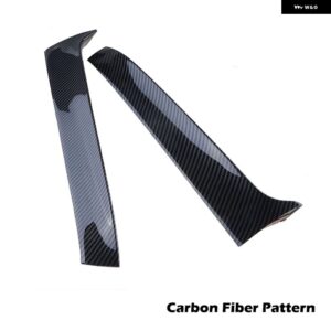 VW ゴルフ 7 R バリアントワーゲン 2014-16 リアウィンドウサイド スポイラー ディフューザー テールフィンカーアクセサリー - Carbon Fiber