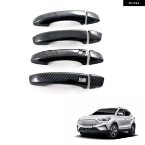 車 外装ドアハンドル カバー トリム MG ZS HS 2024 アクセサリーカーボン - As Shown LHD