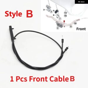 ボンネット ワイヤー エンジン ボンネット ロックリリース ケーブル ミニクーパー S R55 クラブマン R56 R57 コンバーチブル R58 クーペ R59 ロードスター - 1PC Front B