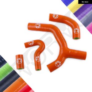 KTM 450 530 EXC EXC-R 2008-2011 シリコンクーラント ラジエーター Y ホース パイプ キット 2009 2010 - Orange