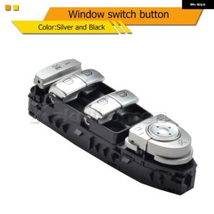 パワーリフター マスターウィンドウ コントロール スイッチ ボタン A2139054803 メルセデス S213 E200 E220 E250 E300 E350 D E400 E43 E63 4-MATIC - White Light