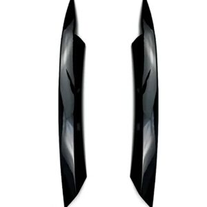 ヘッドライト アイブロウ トリム VW パサート B7 ヘッドライト アイブロウ トリム ストリップ車 外装 スタイリング 2010-2014 ABS - black