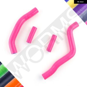 2003-2008 カワサキ KX125 KX 125 シリコンクーラントラジエターホース パイプ キット 2004-07 - Pink